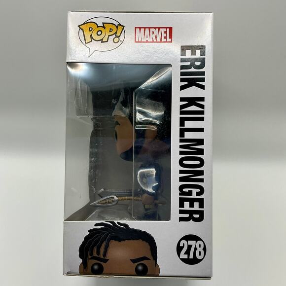 Erik Killmonger #278 – Black Panther Funko Pop (Very Good Condition) - Picture 2 of 6